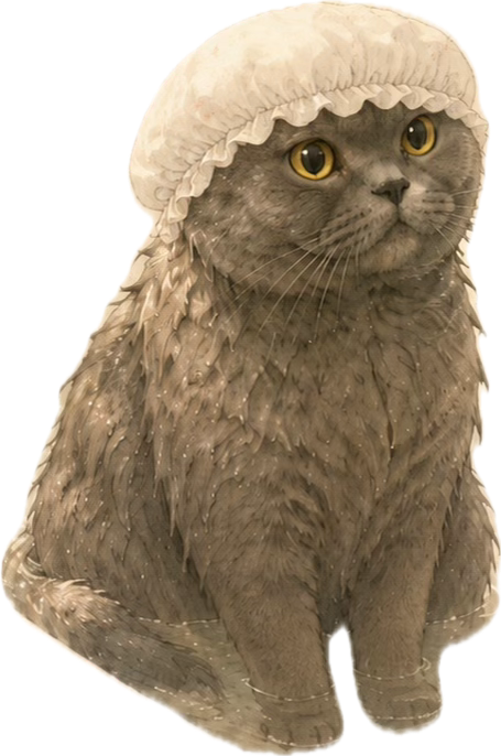 浴室猫咪